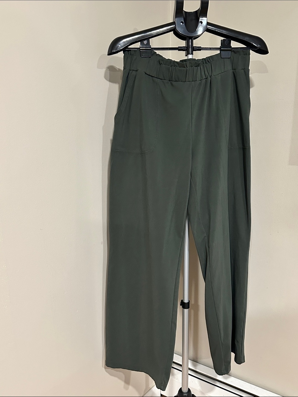 Joie Olive Green Elastic Waist Trousers